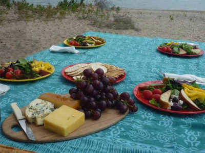 Sea Kayaking Picnic