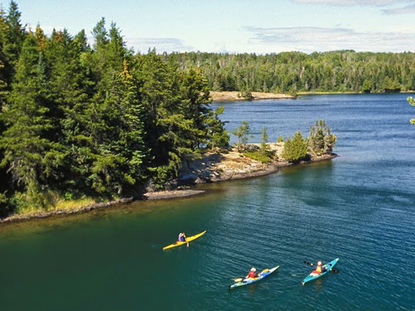 Kayaking Isle Royale